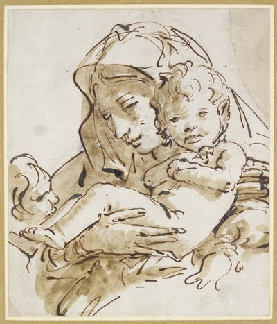 The Virgin and Child with the Infant St John by Giovanni Battista Tiepolo